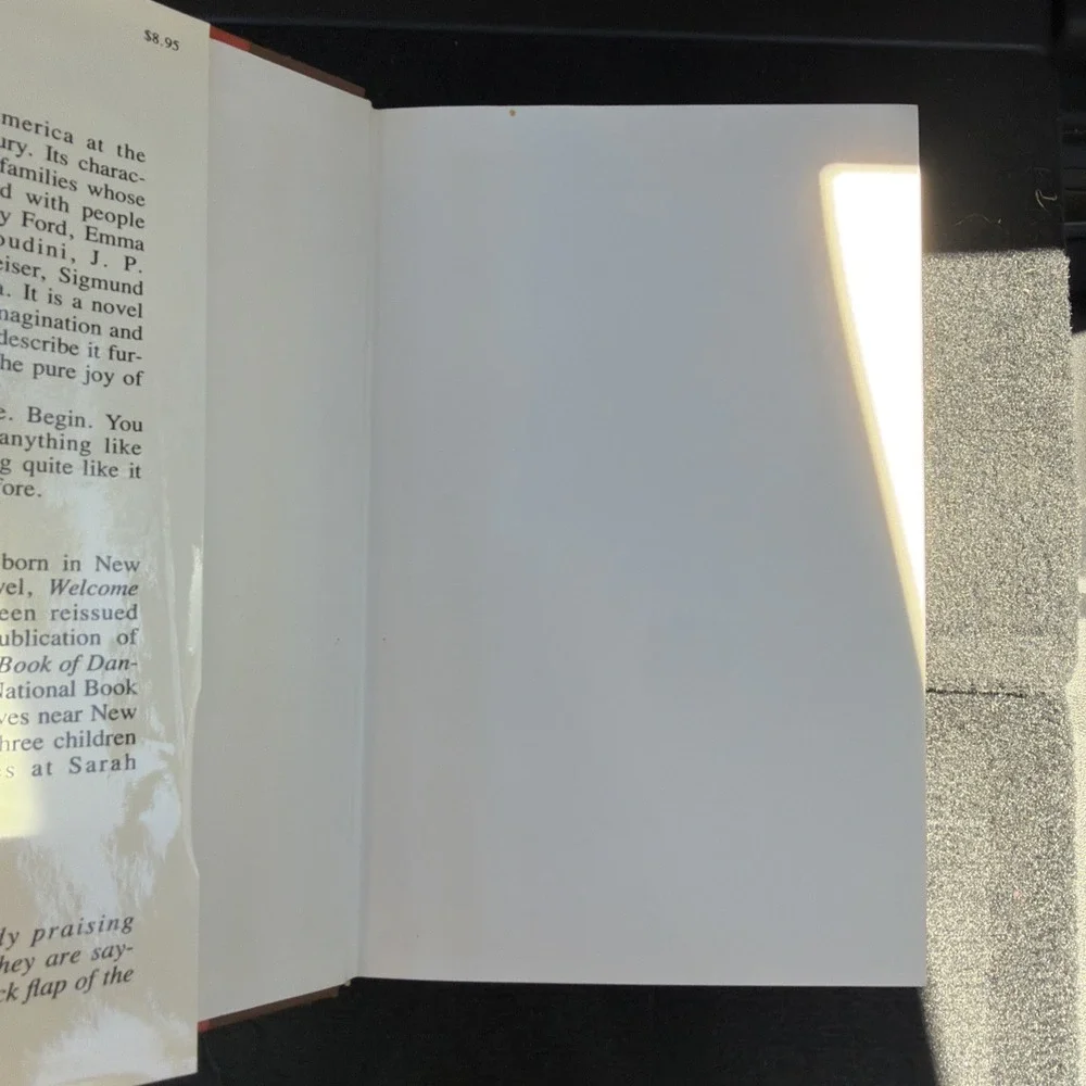 Ragtime by E.L. Doctorow 1975 1st Edition/3rd Printing HC/DJ VERY GOOD